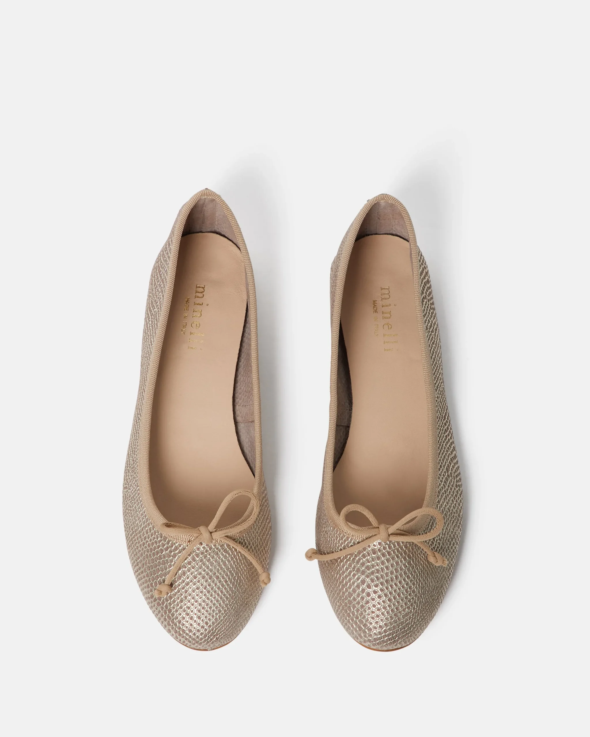 BALLERINES CLARIA/IMP PLATINE