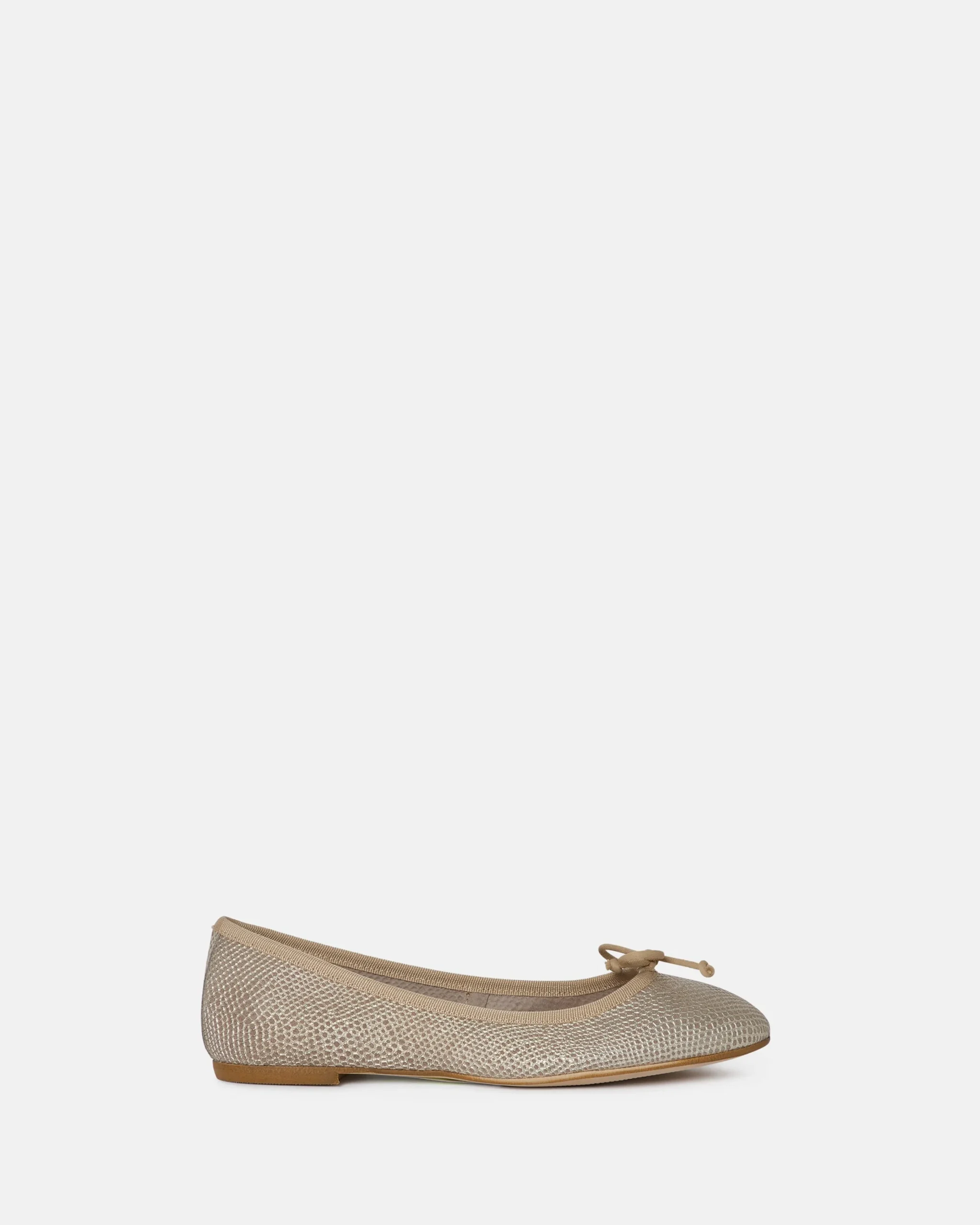BALLERINES CLARIA/IMP PLATINE