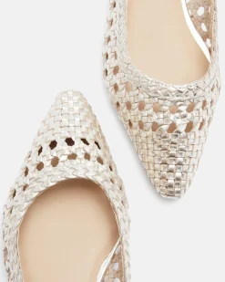BALLERINES MYASSA/MET PLATINE