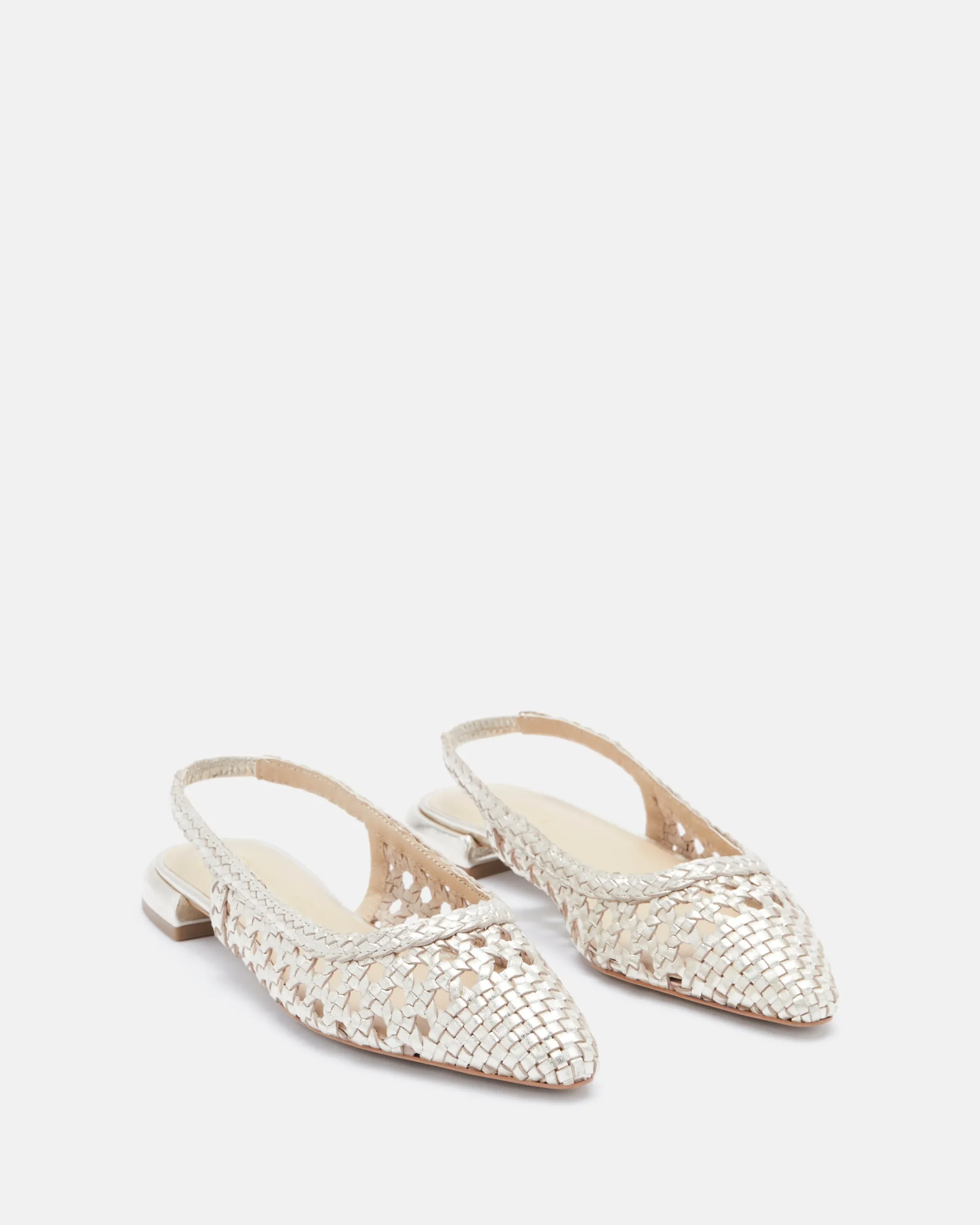 BALLERINES MYASSA/MET PLATINE