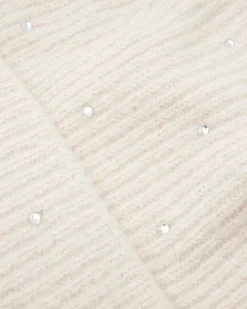 BONNET DOU/STUD ÉCRU
