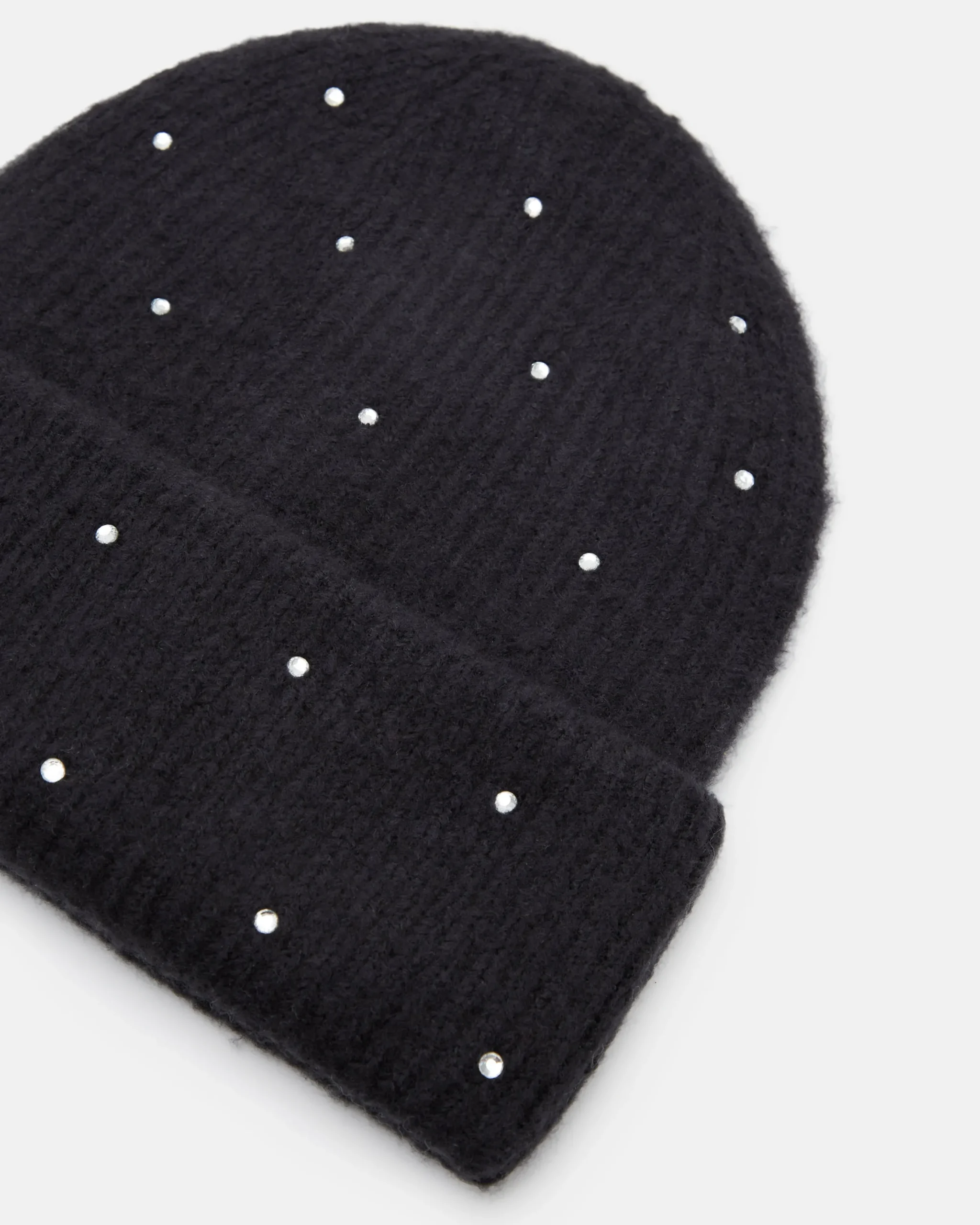 BONNET DOU/STUD NOIR