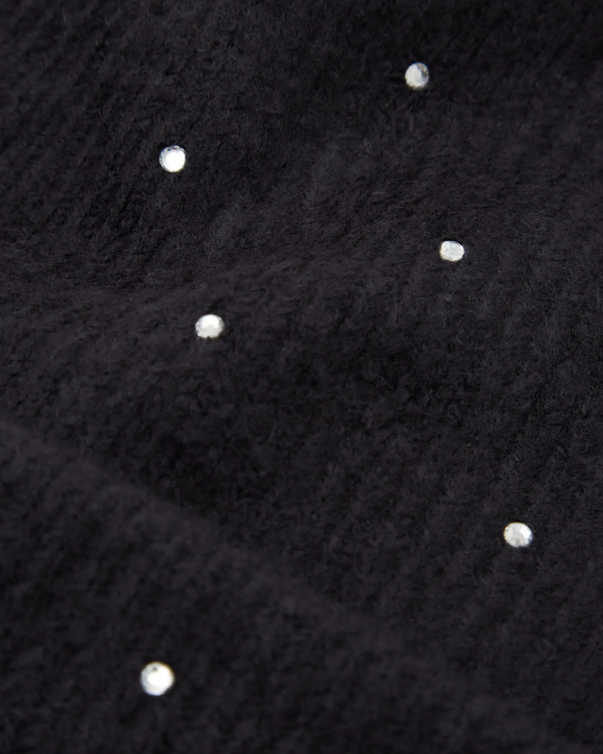 BONNET DOU/STUD NOIR