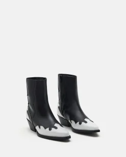 BOTTINES EAGLE NOIR-BLANC