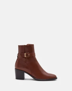 BOTTINES EMMA COGNAC