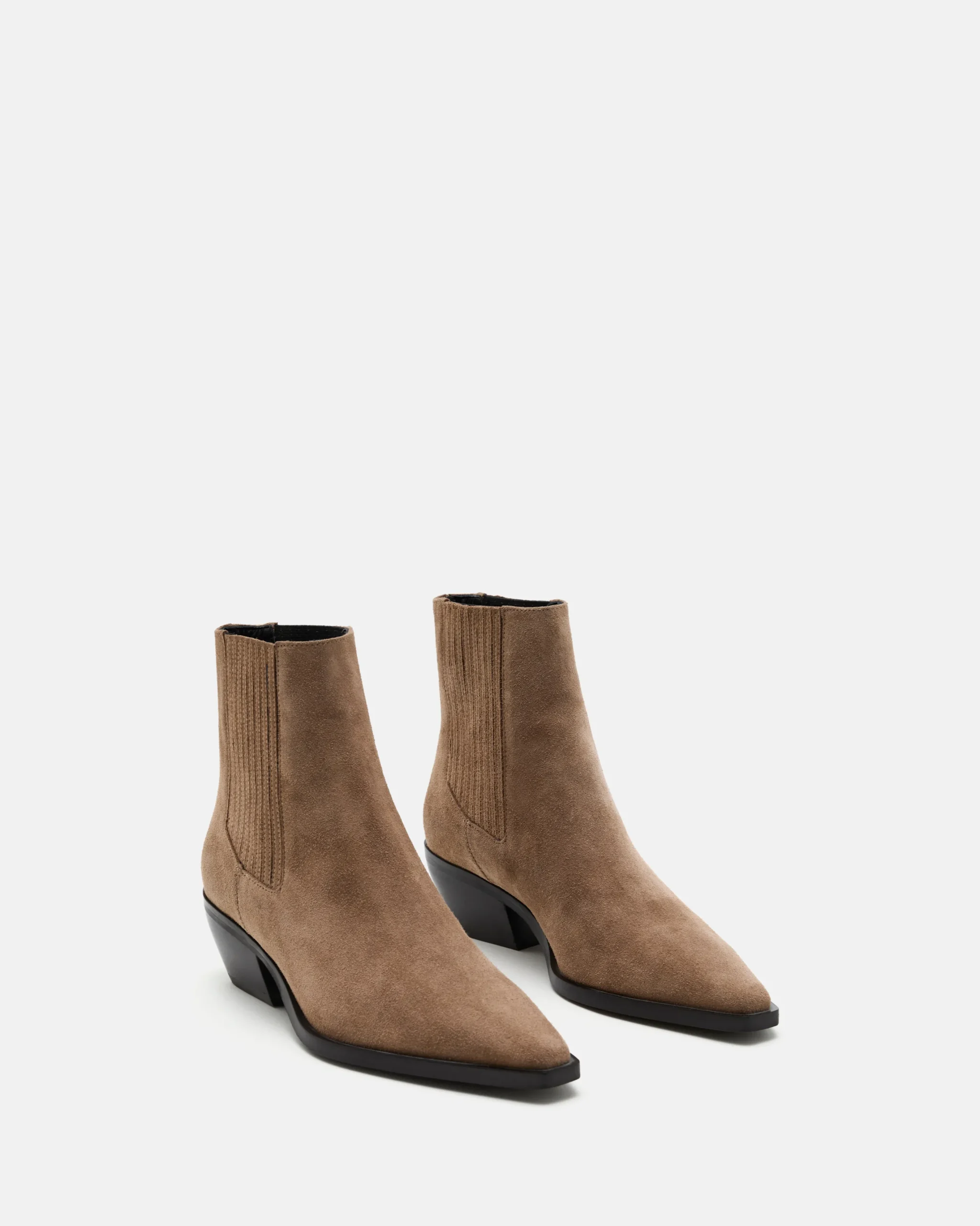 BOTTINES FRESNO/VEL TAUPE