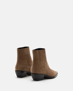 BOTTINES FRESNO/VEL TAUPE