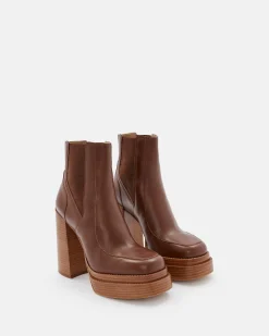 BOTTINES KEJIA COGNAC