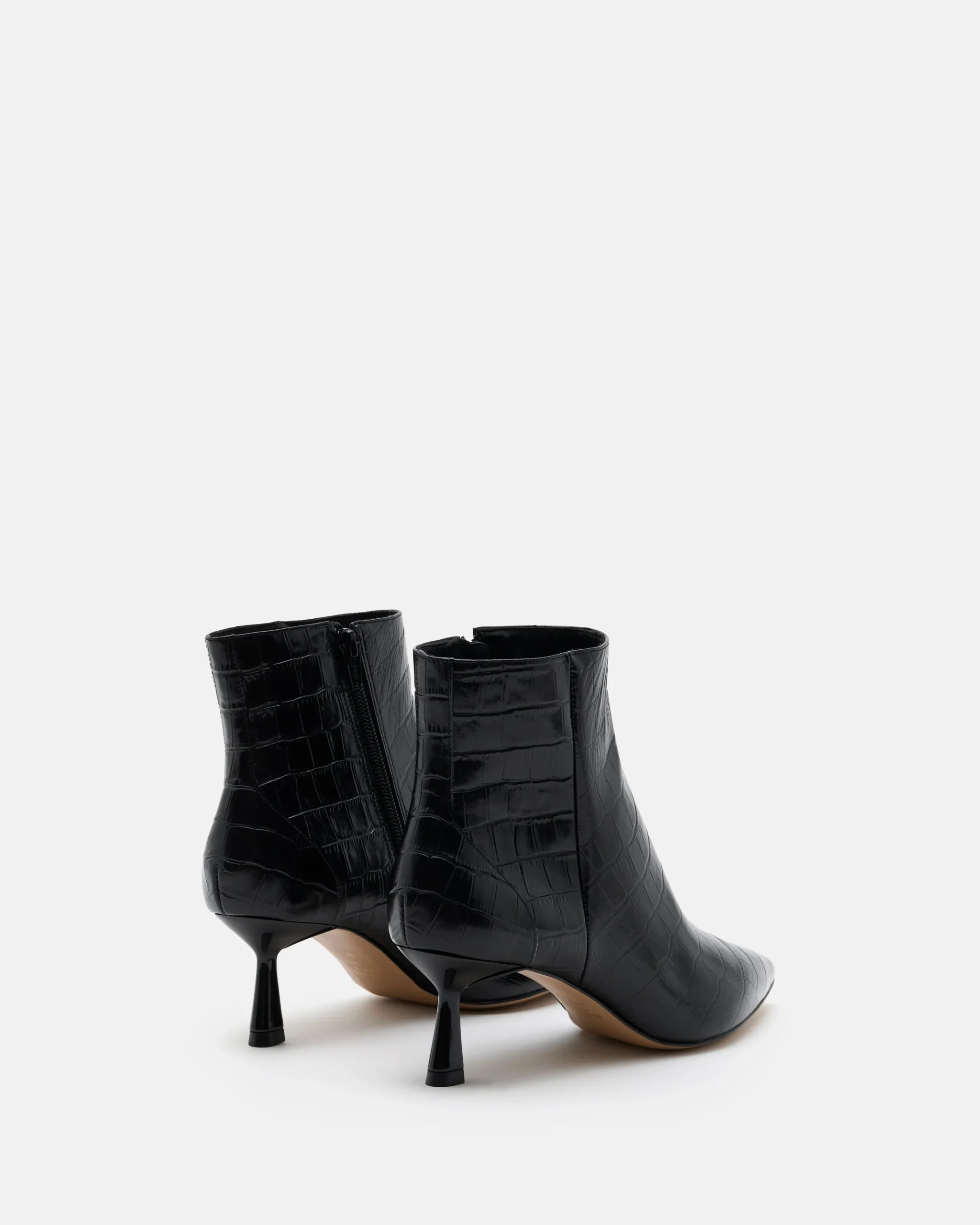 BOTTINES KOSHI/CROCO NOIR