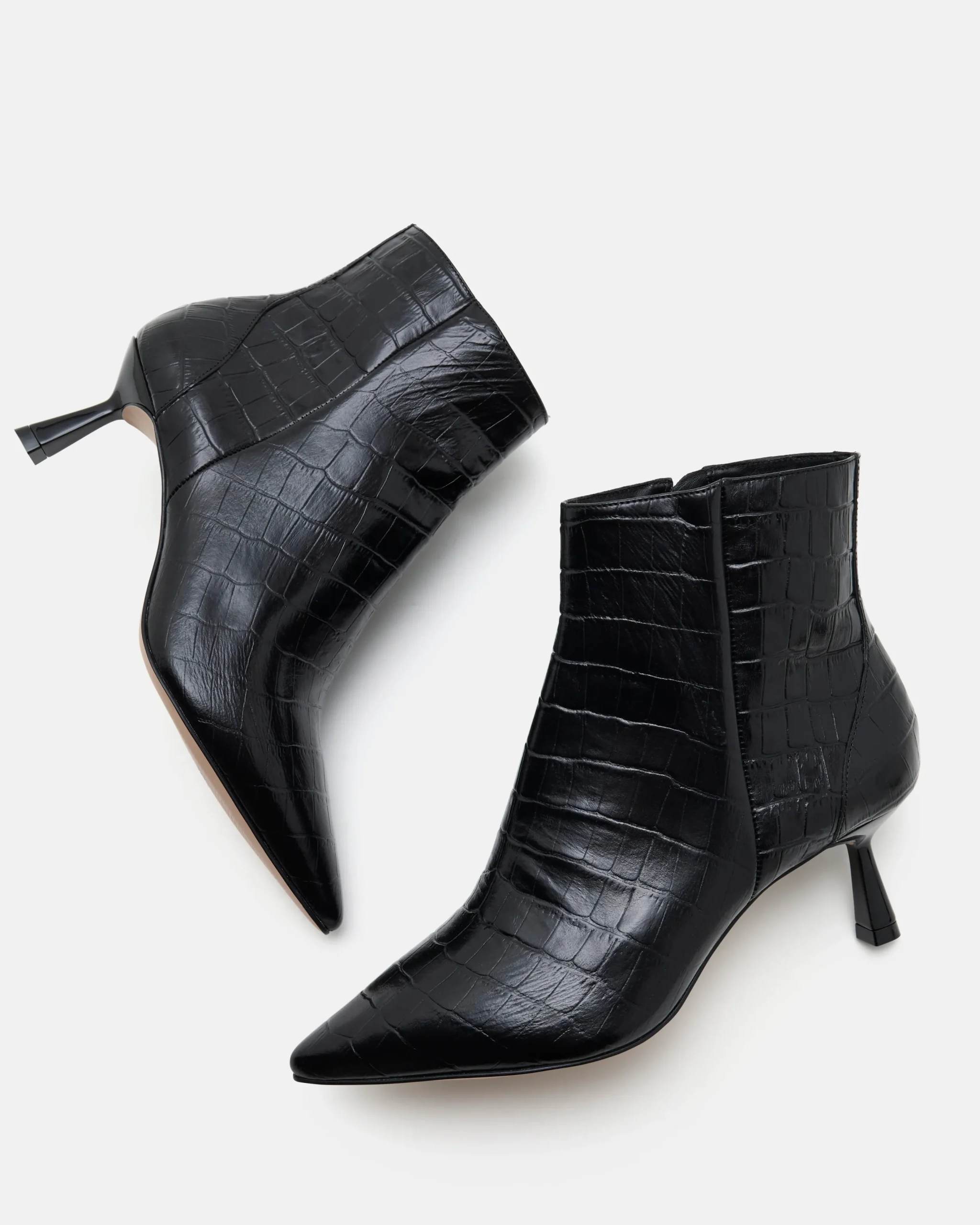 BOTTINES KOSHI/CROCO NOIR