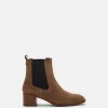 BOTTINES MARCIA/VEL TAUPE