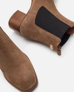 BOTTINES MARCIA/VEL TAUPE