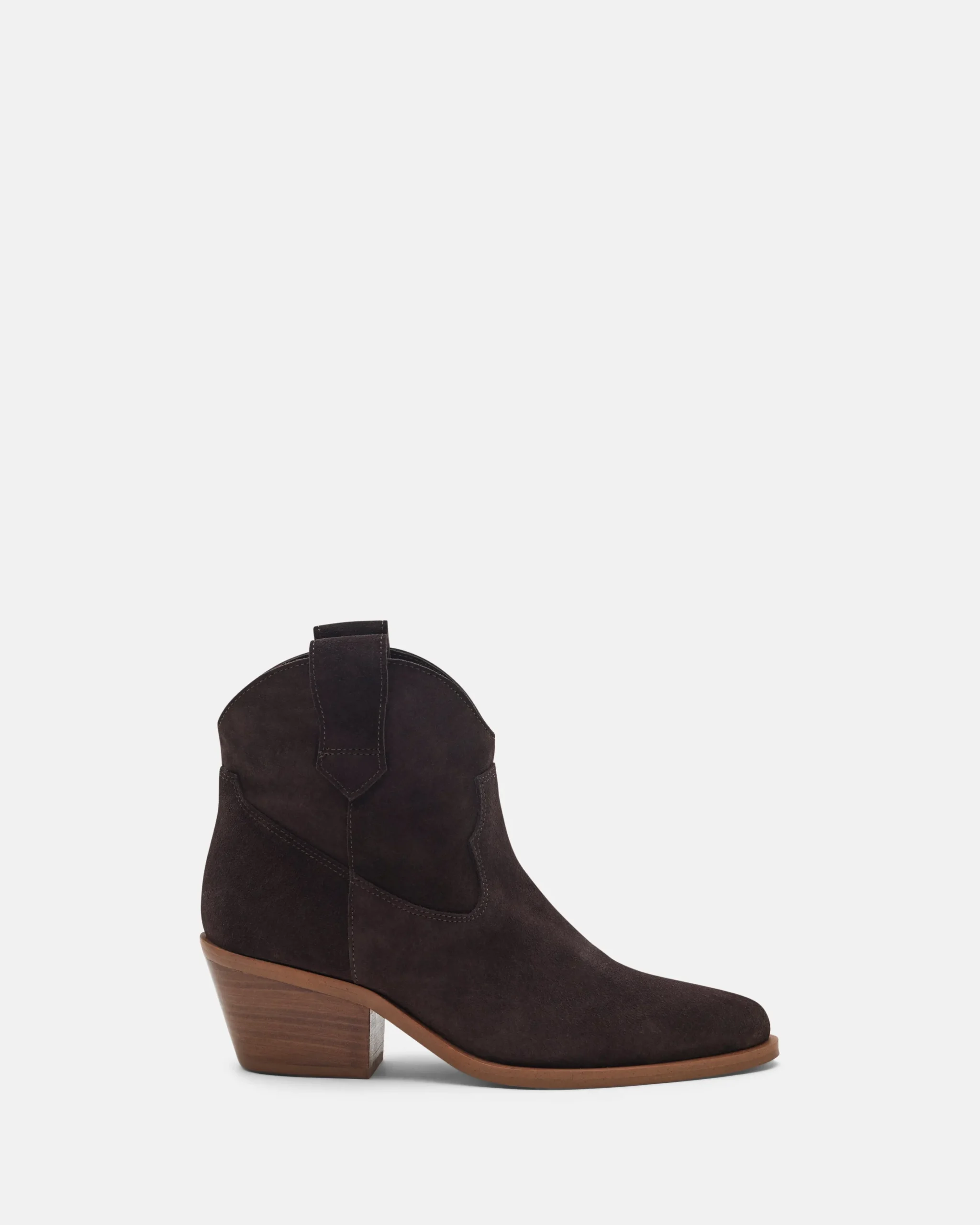 BOTTINES MENDOCINO/VEL CHOCOLAT