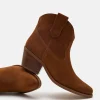 BOTTINES MENDOCINO/VEL COGNAC