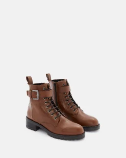 BOTTINES MENIA COGNAC