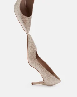 ESCARPINS KAITLYN/GLIT PLATINE