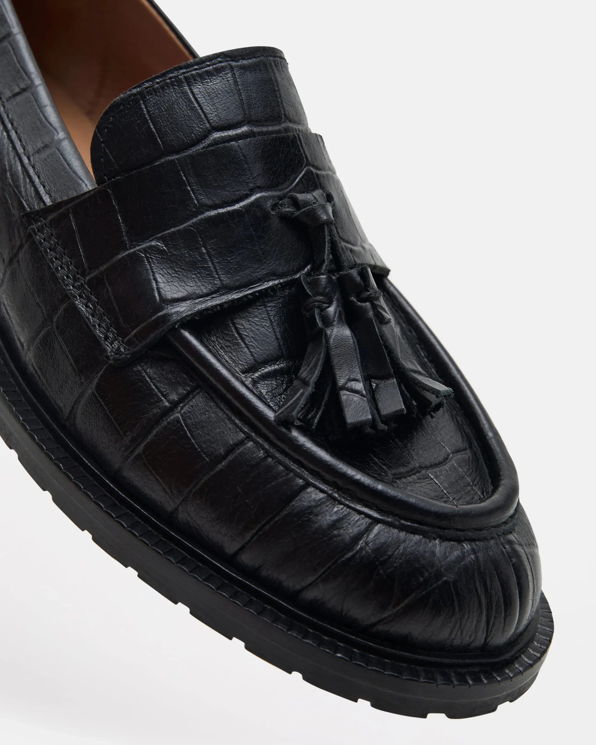 MOCASSINS GALILA/CROCO NOIR