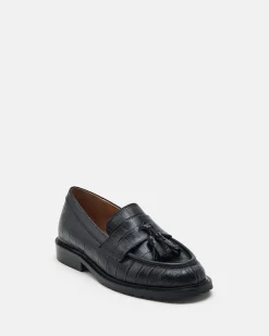 MOCASSINS GALILA/CROCO NOIR