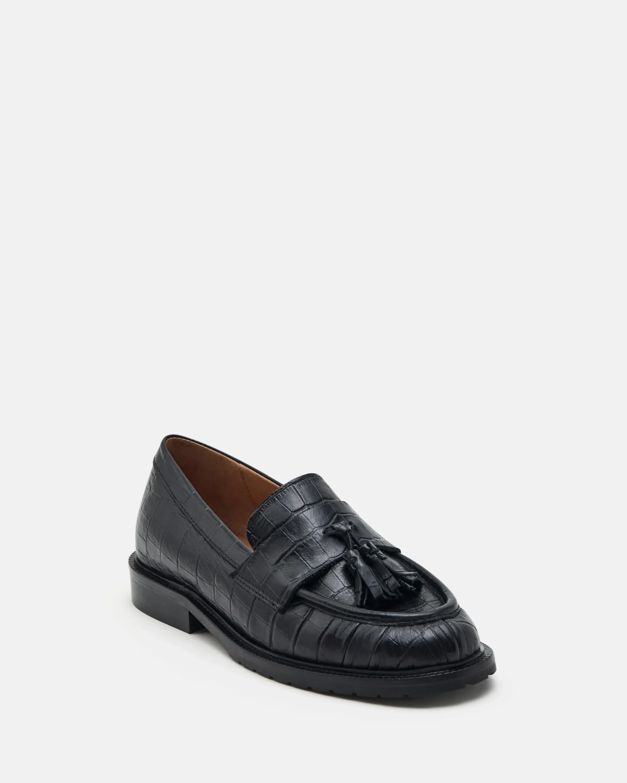 MOCASSINS GALILA/CROCO NOIR