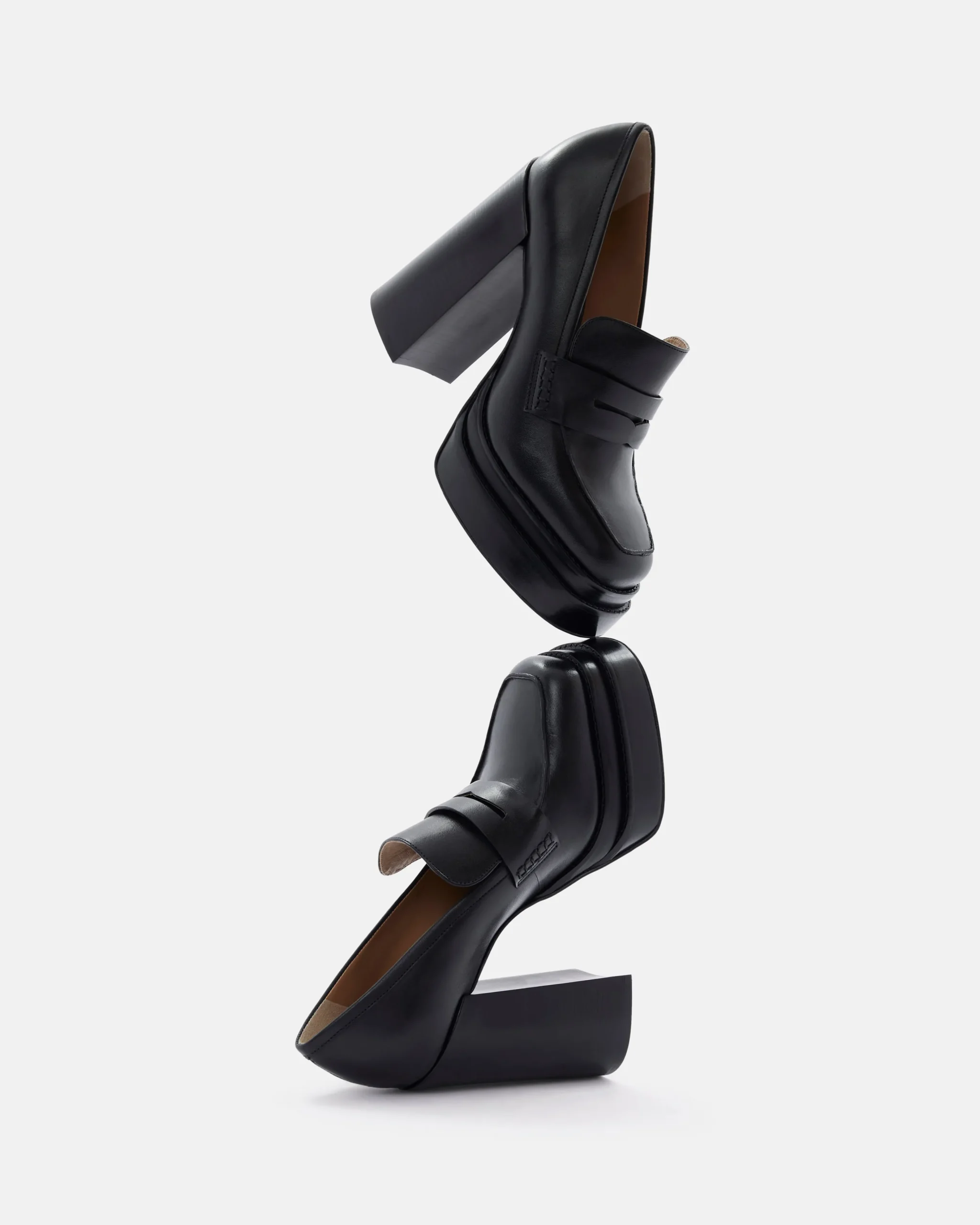 MOCASSINS HAUTS KELYA NOIR