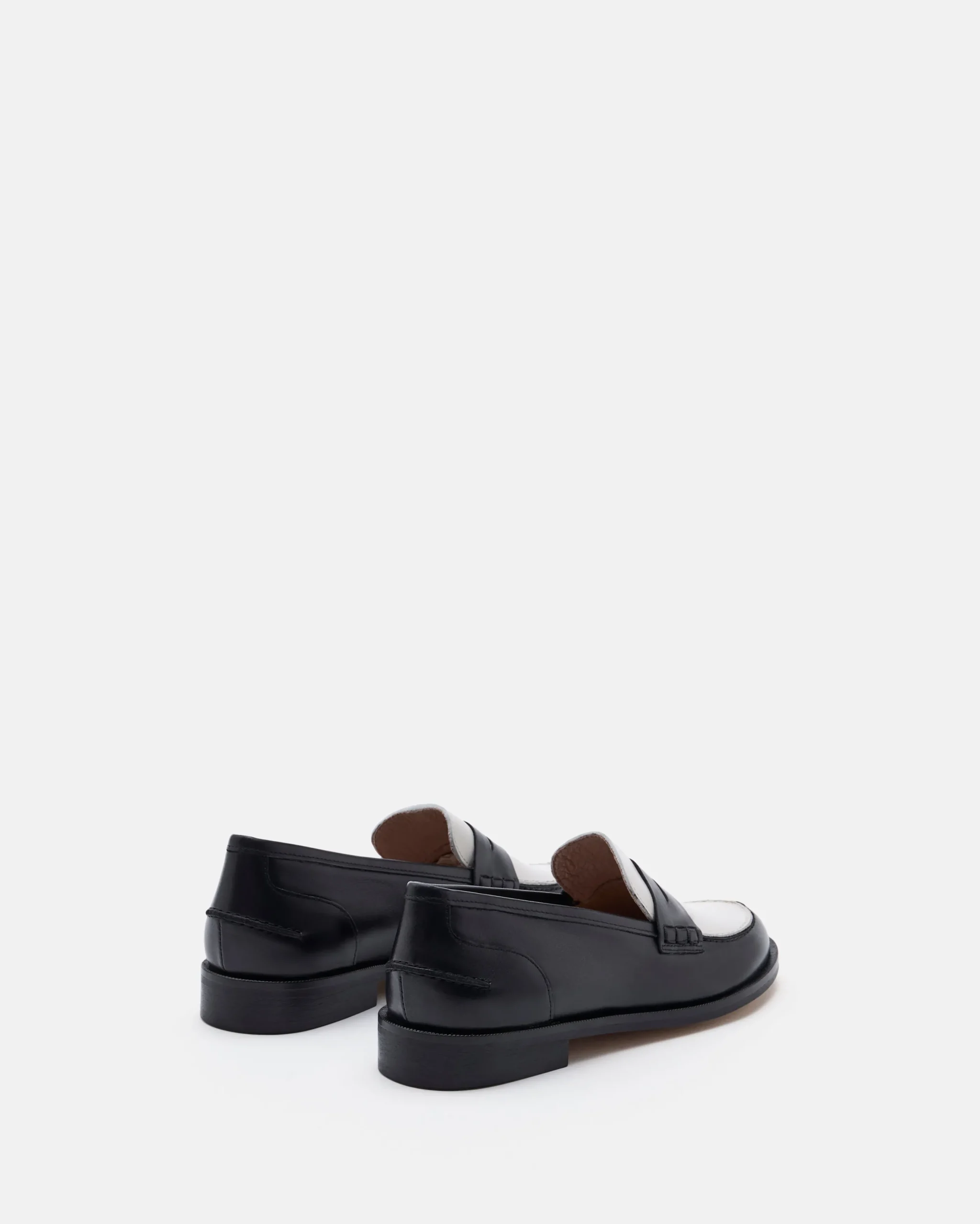 MOCASSINS MAURINE NOIR ÉCRU