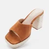 MULES JACIL/VEL COGNAC