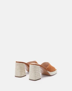 MULES JACIL/VEL COGNAC