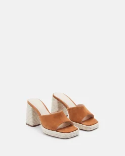 MULES JACIL/VEL COGNAC