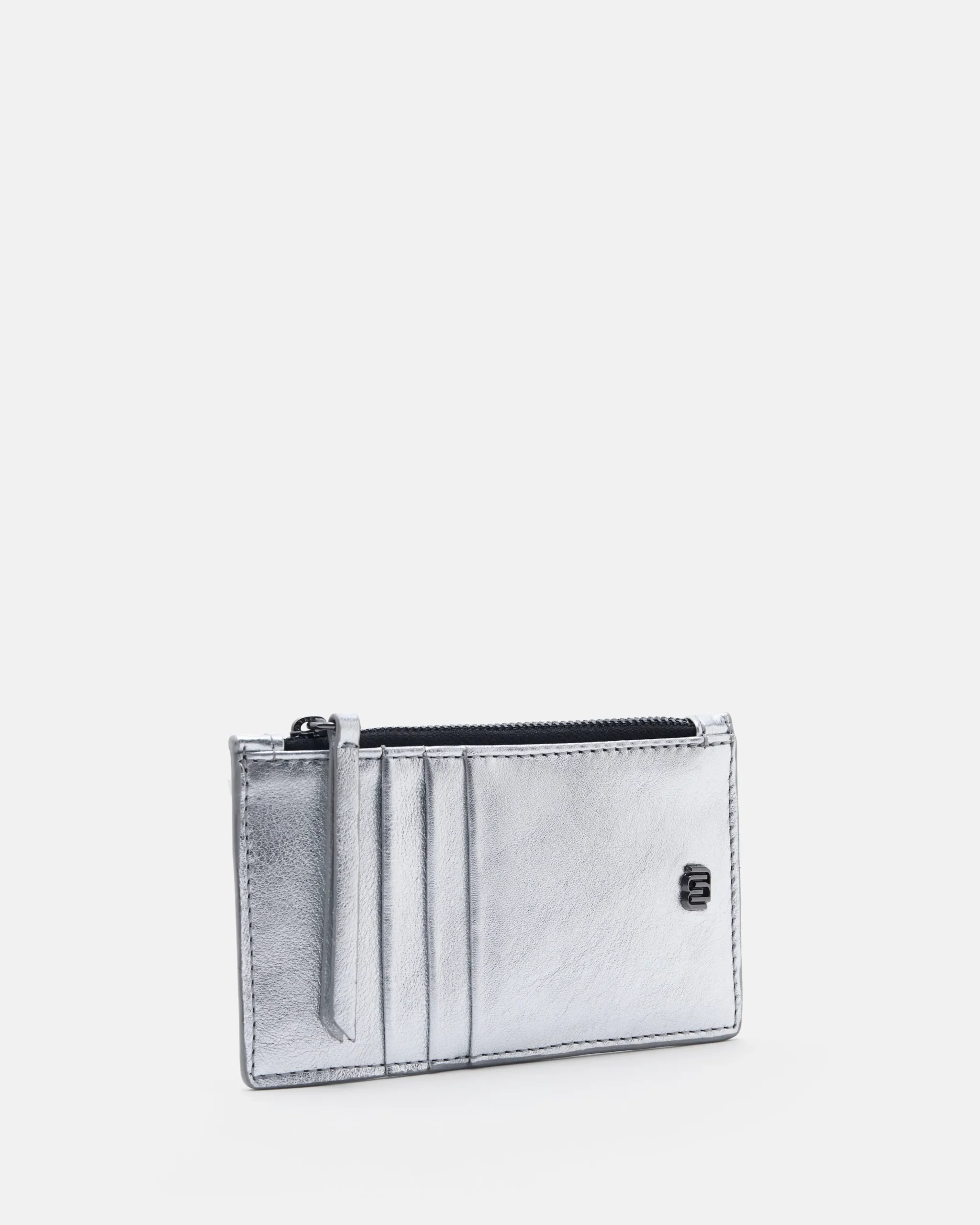 PORTE CARTES KAMILIA/MET ARGENT
