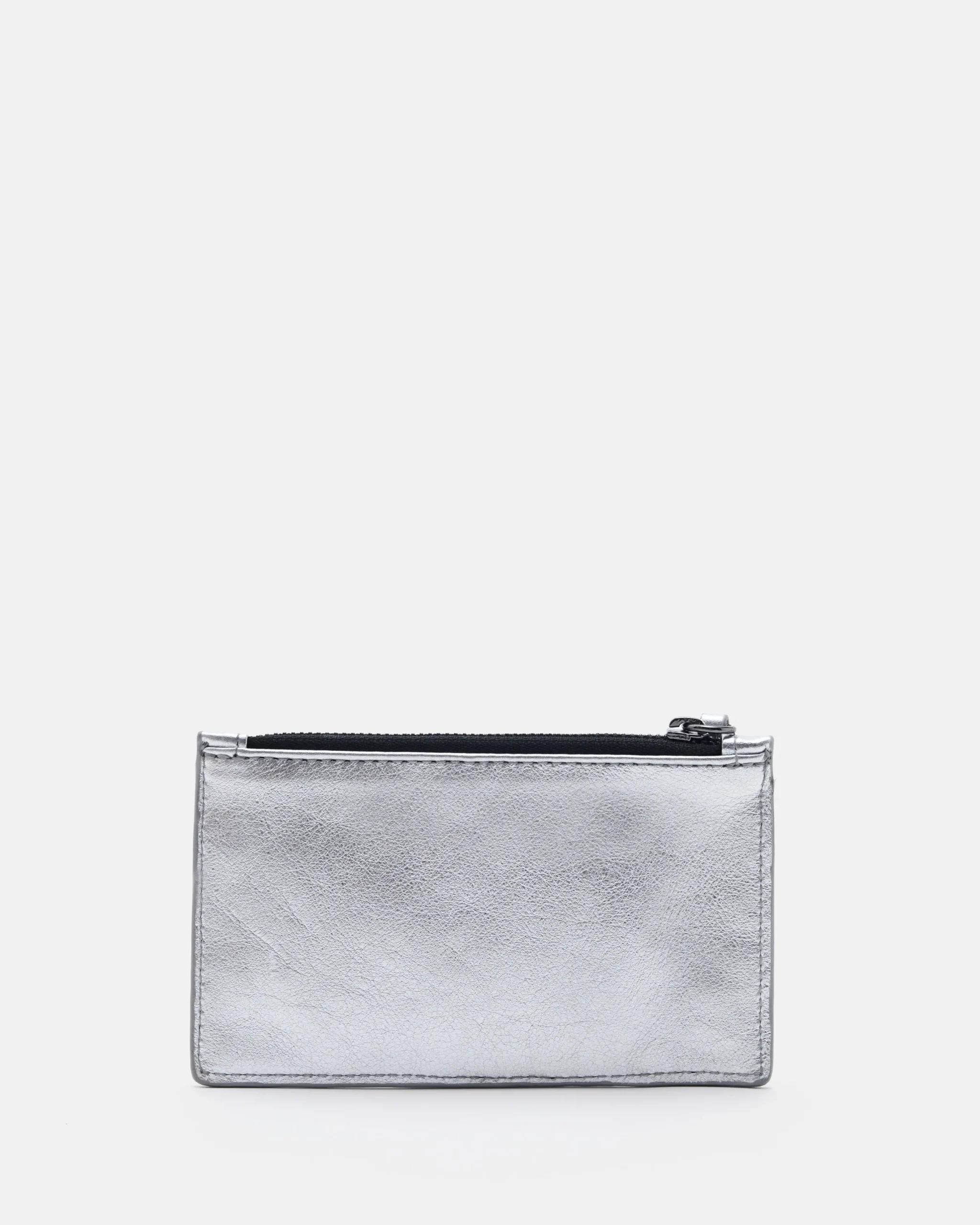 PORTE CARTES KAMILIA/MET ARGENT
