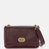 SAC CUIR GALI GRENAT