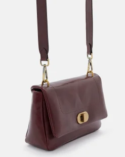 SAC CUIR GALI GRENAT