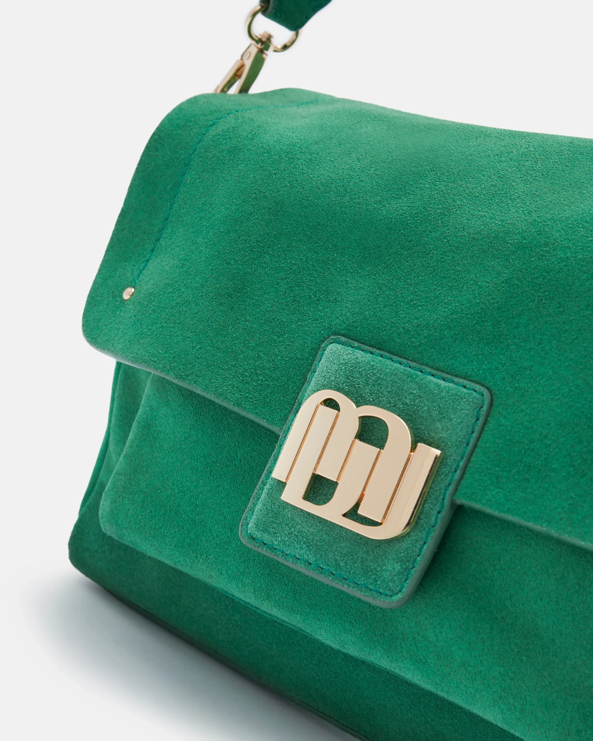SAC CUIR VELOURS ALICIA/VEL VERT