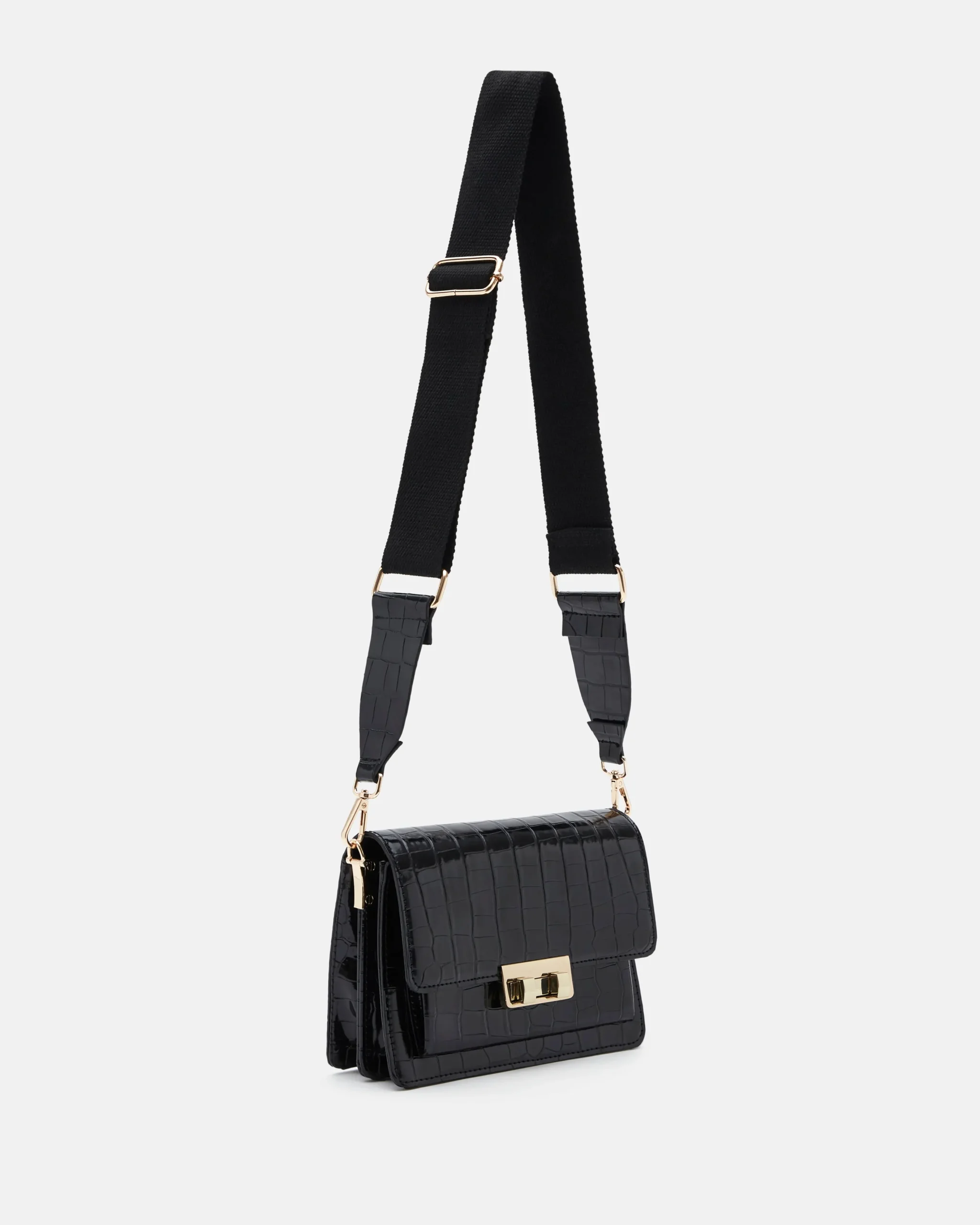 SAC MOYEN VOLUME JODY/CROC NOIR