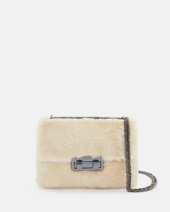 SAC PETIT BEA/FUR ÉCRU