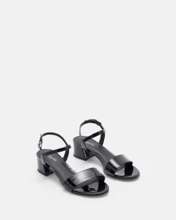 SANDALES CUSTODIA/VER NOIR