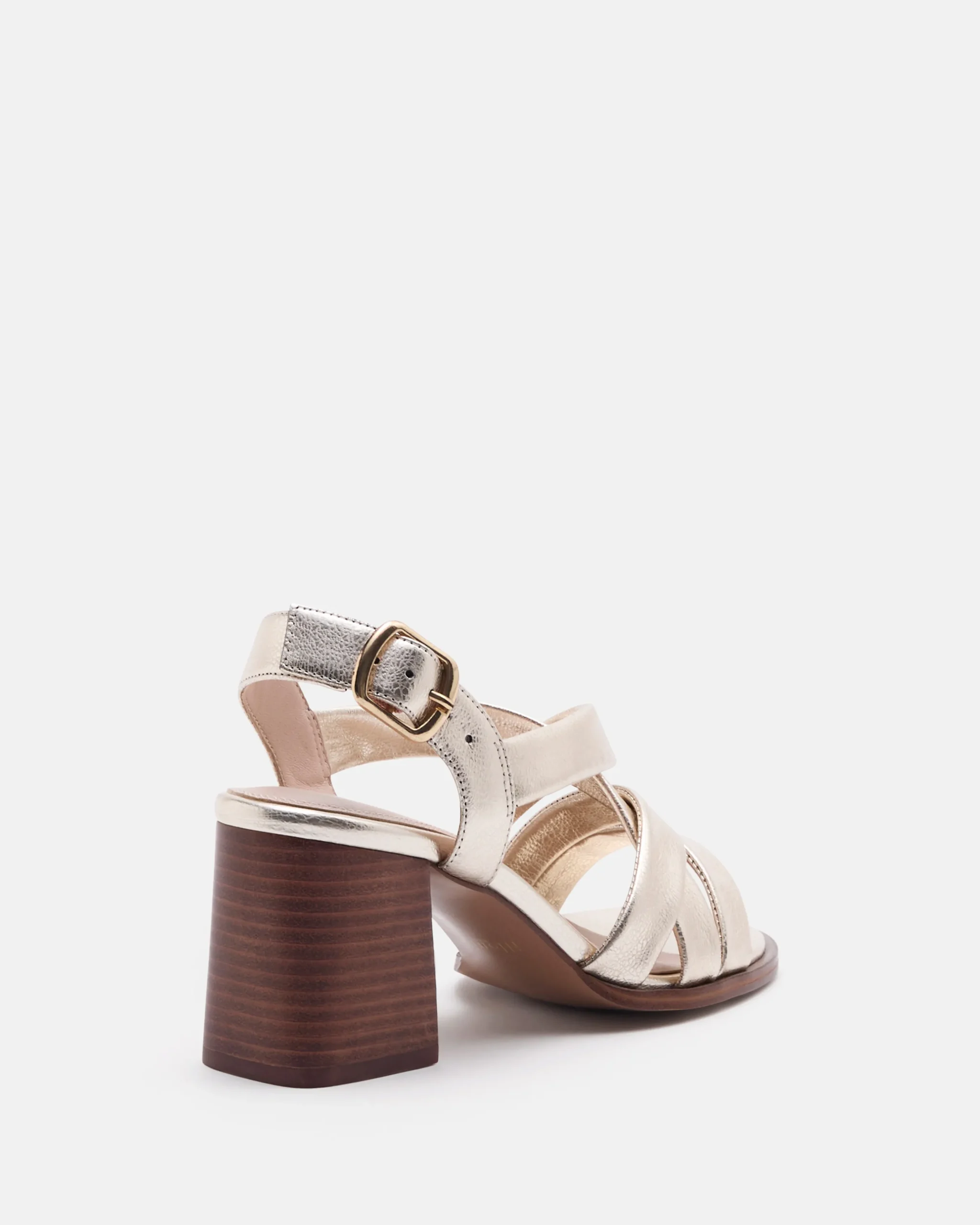SANDALES JAVINE/MET PLATINE