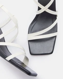 SANDALES KEIKO CRÈME NOIR