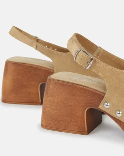 SANDALES KENIA/VEL TAUPE