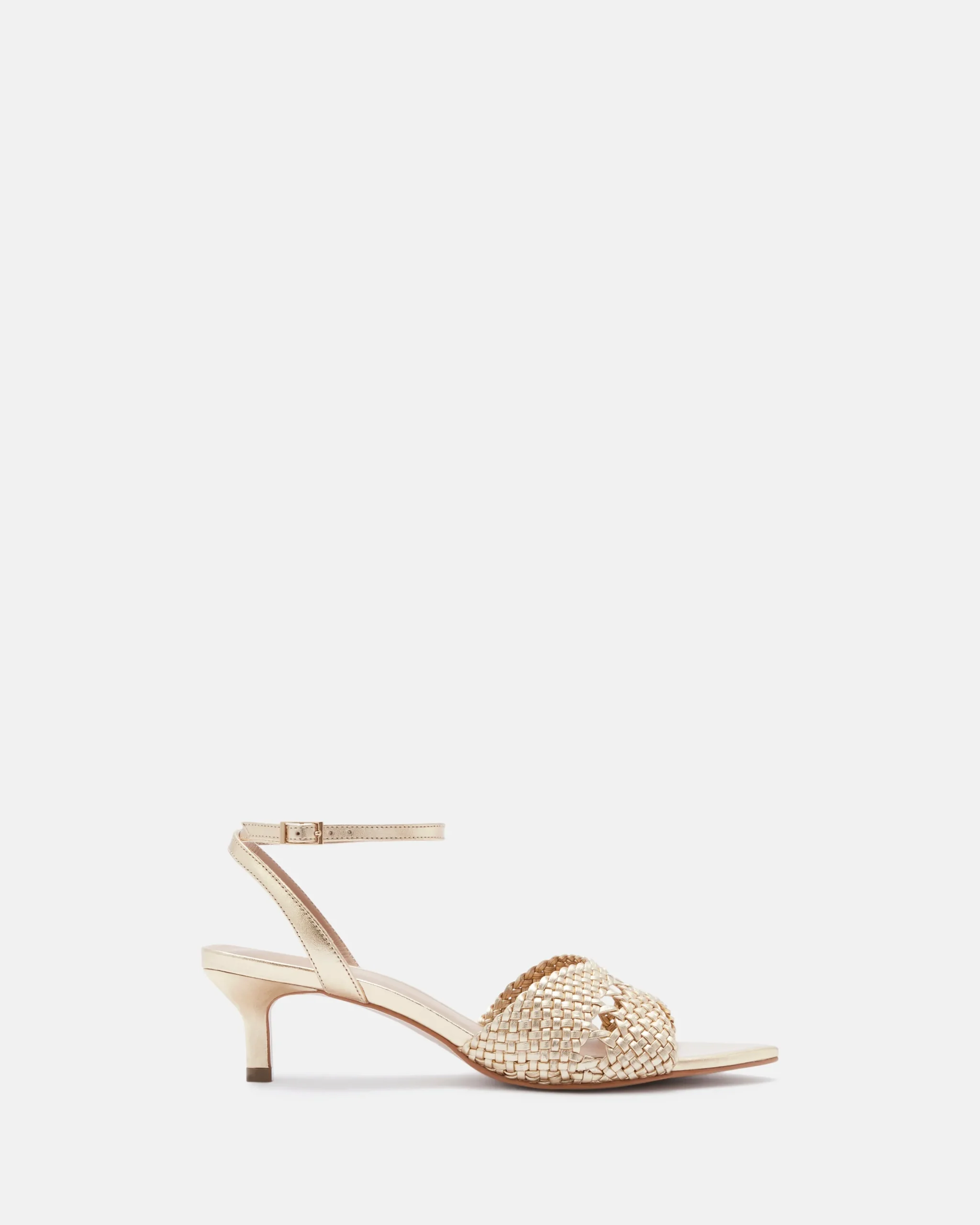 SANDALES KLEYA/MET PLATINE