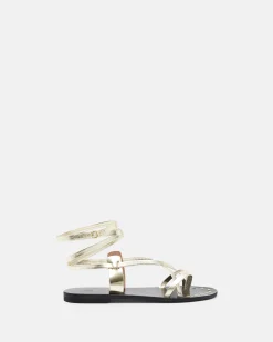 SANDALES MYA/MET PLATINE