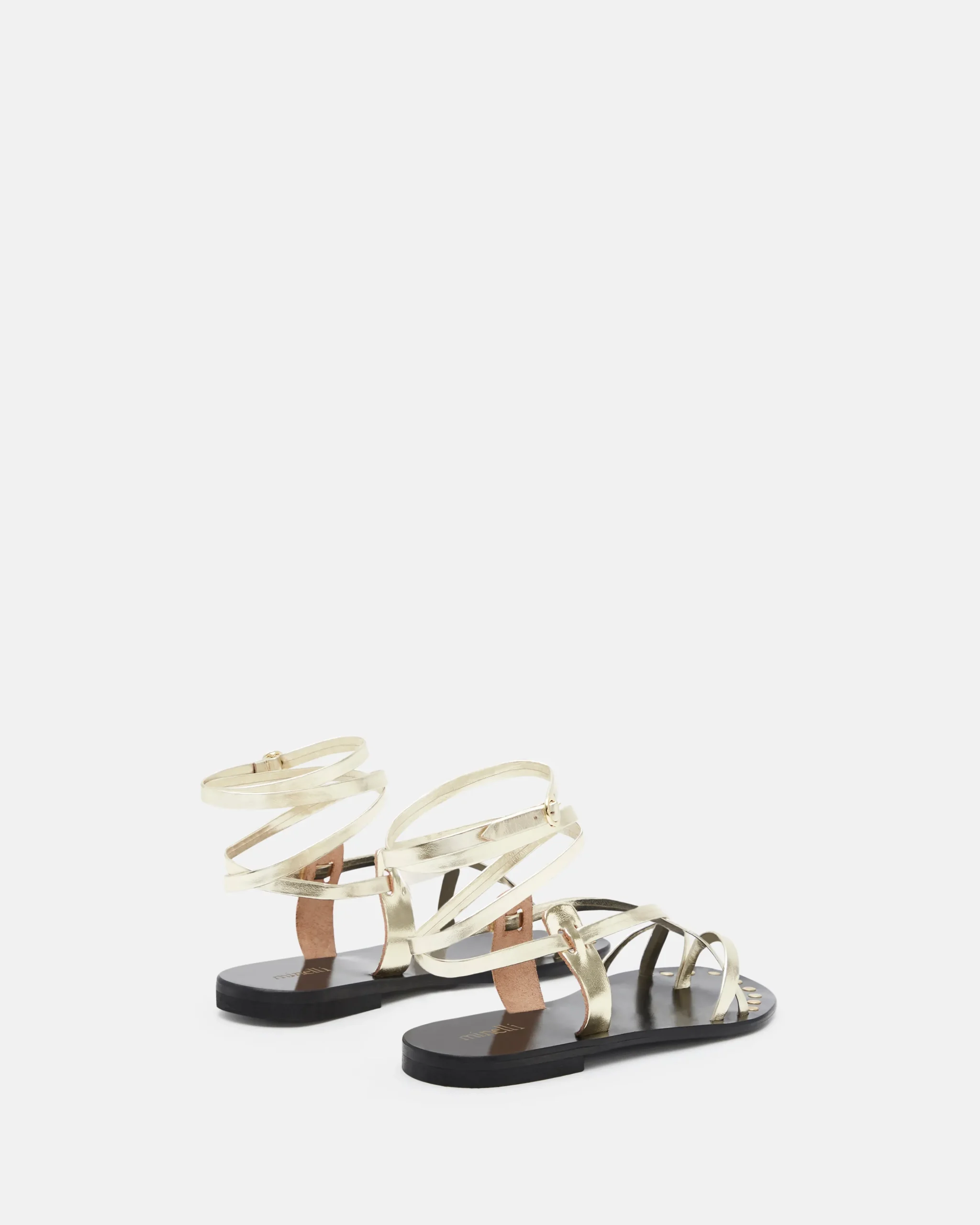 SANDALES MYA/MET PLATINE
