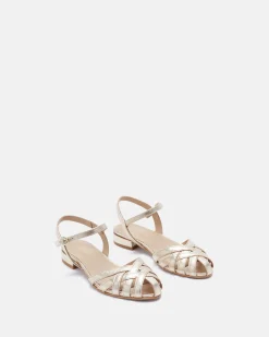 SANDALES MYONA/MET PLATINE
