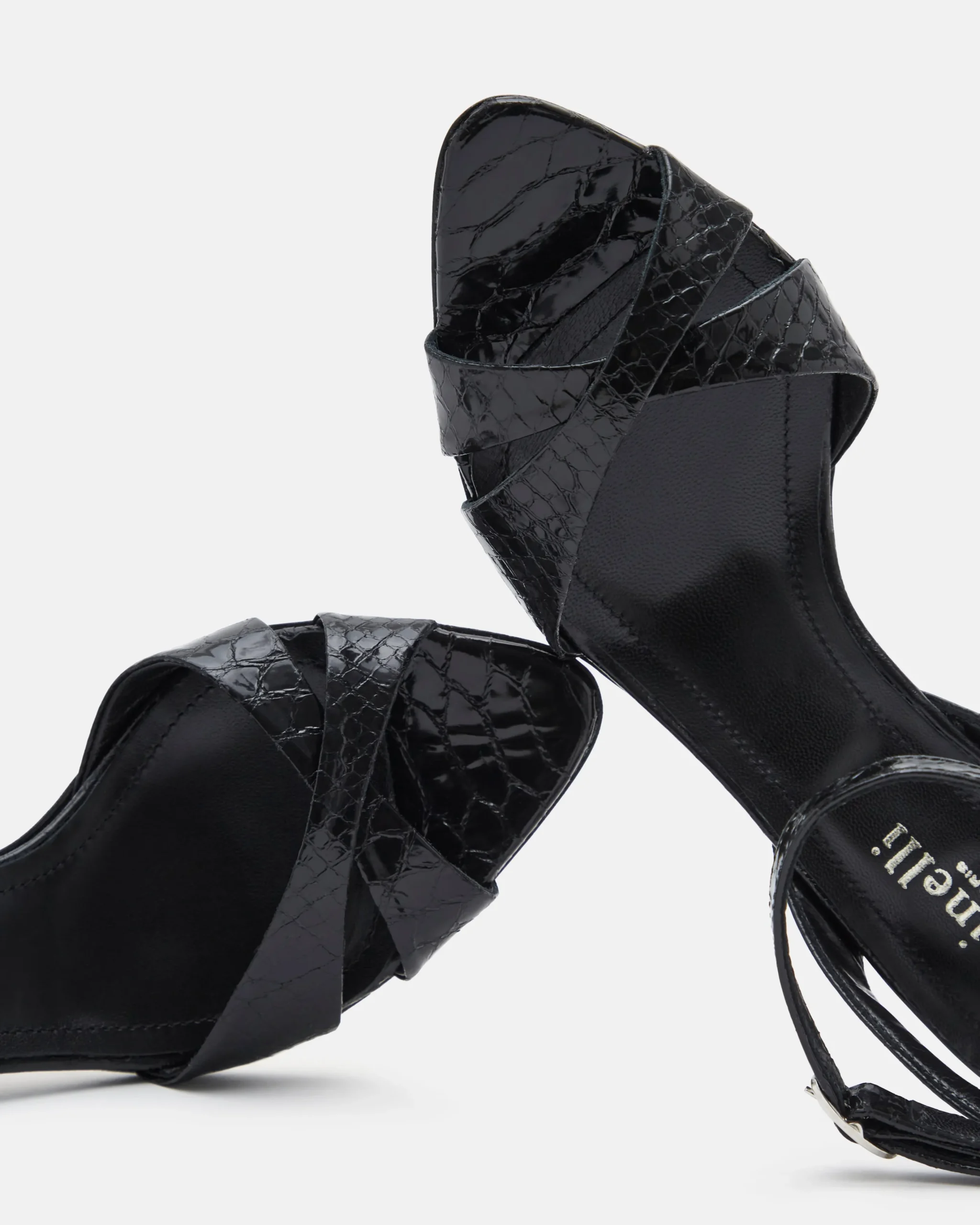 SANDALES NOEMIE/MET NOIR