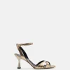 SANDALES NOEMIE/MET PLATINE