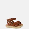 SANDALES PLAT ANTIA CUIR