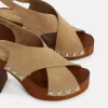 SANDALES TALIA/VEL TAUPE
