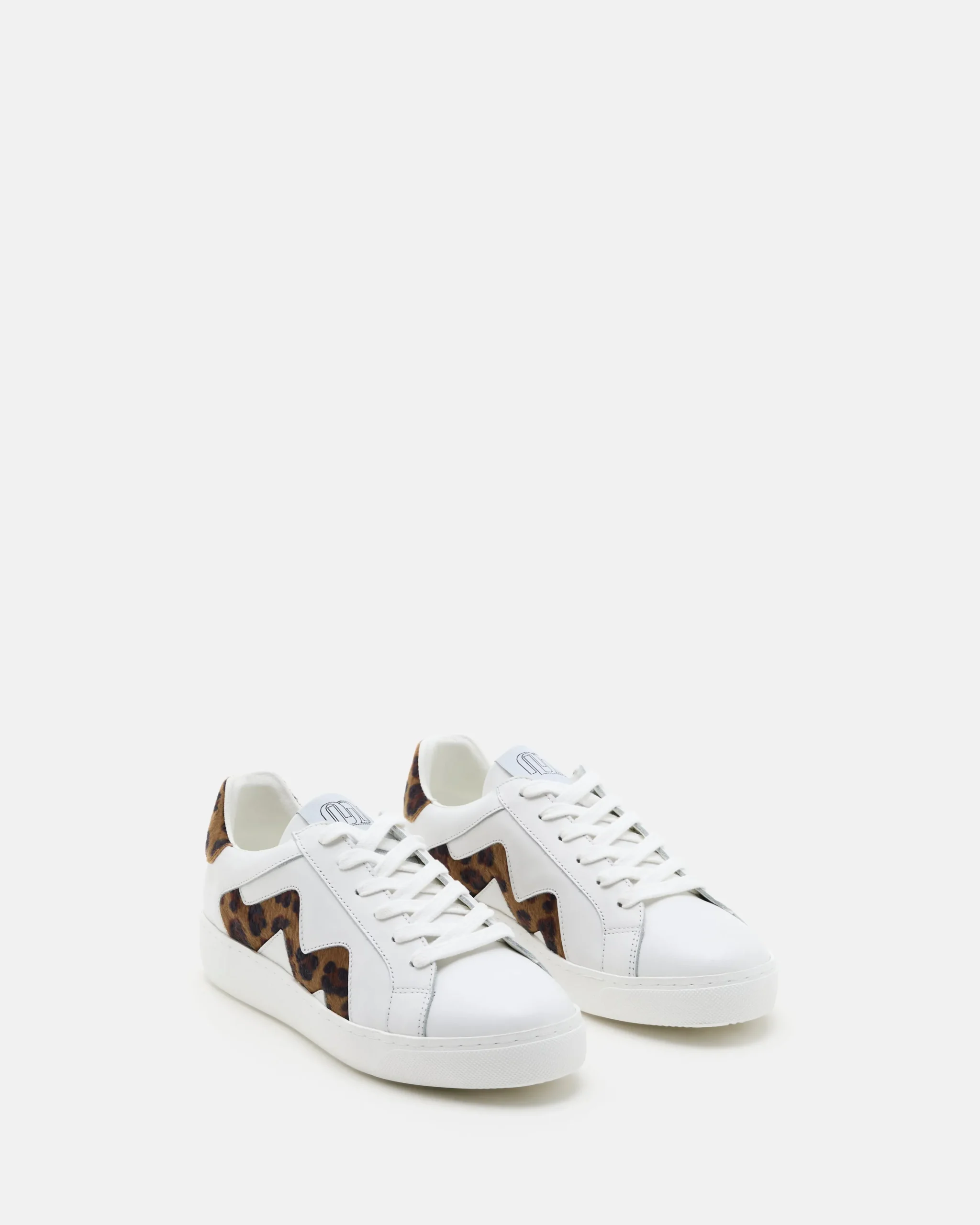 TENNIS CLELIA/PONY BLANC LÉOPARD