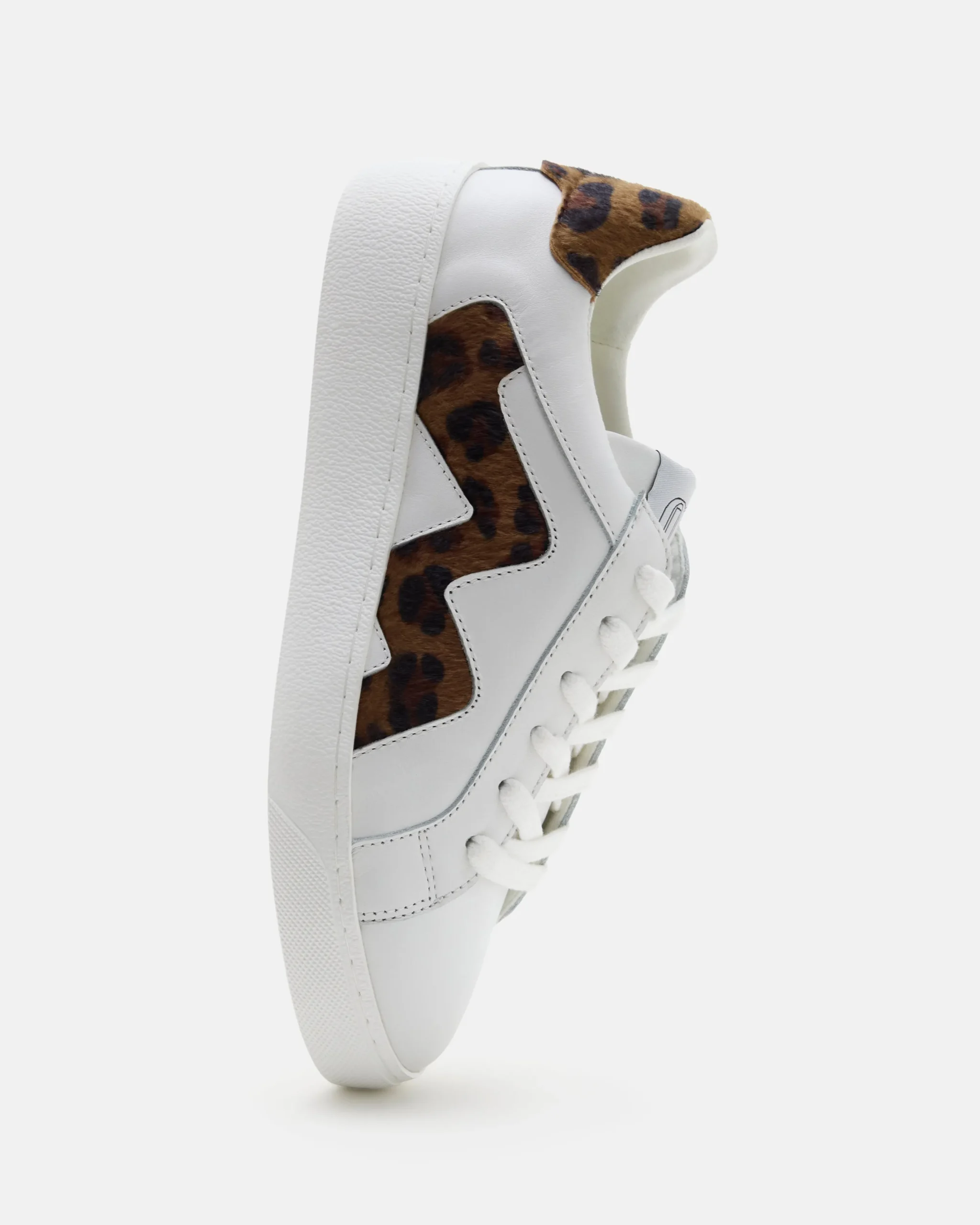 TENNIS CLELIA/PONY BLANC LÉOPARD